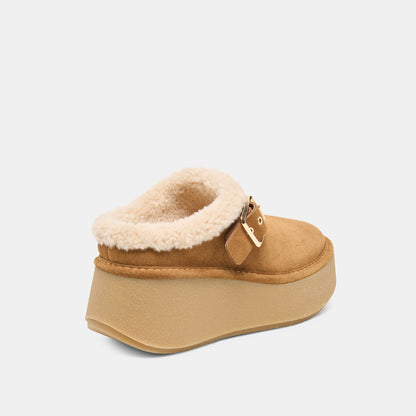 OSLO PLUSH LT BROWN SUEDE
