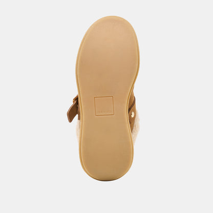 OSLO PLUSH LT BROWN SUEDE