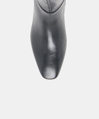 TYWIN NARROW CALF BLACK LEATHER