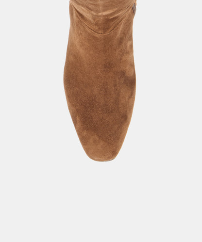 TYWIN NARROW CALF COCOA SUEDE