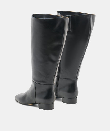 TYWIN EXTRA WIDE CALF BLACK LEATHER