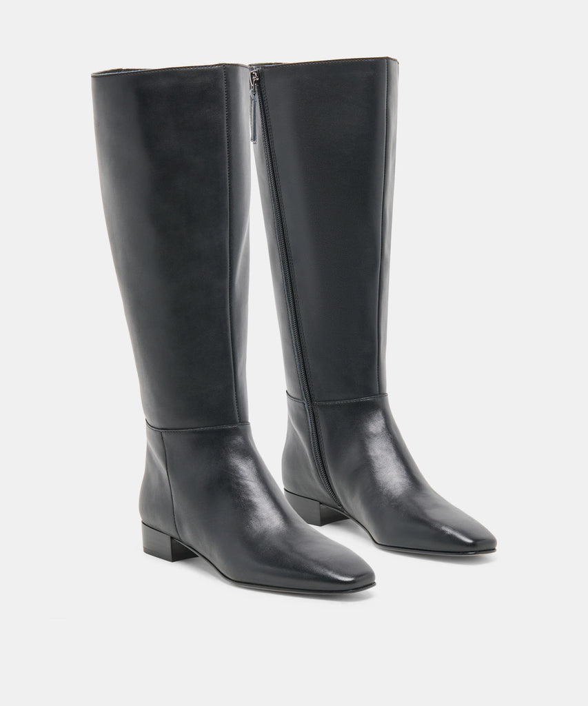 TYWIN WIDE CALF BLACK LEATHER