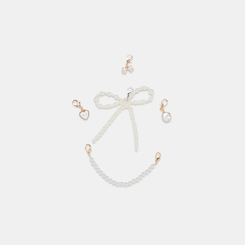DOLCEVITA EMBALLAGE DE CHARME DE PERLES TRANSPARENT Breloques pour chaussures