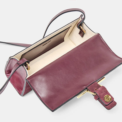 ZANNONE BURGUNDY SUEDE