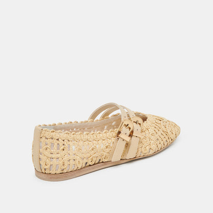 BAYLEE SUNFLOWER LT NATURAL MACRAME