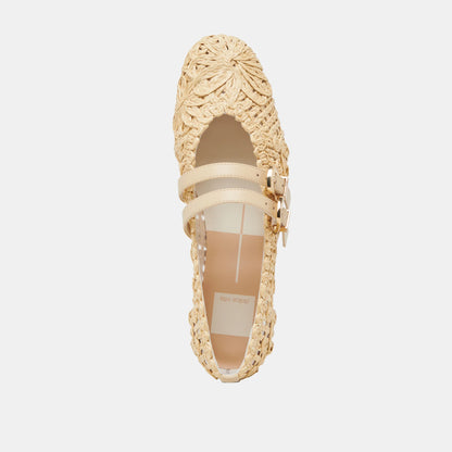 BAYLEE SUNFLOWER LT NATURAL MACRAME