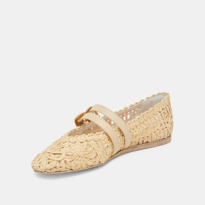 BAYLEE SUNFLOWER LT NATURAL MACRAME