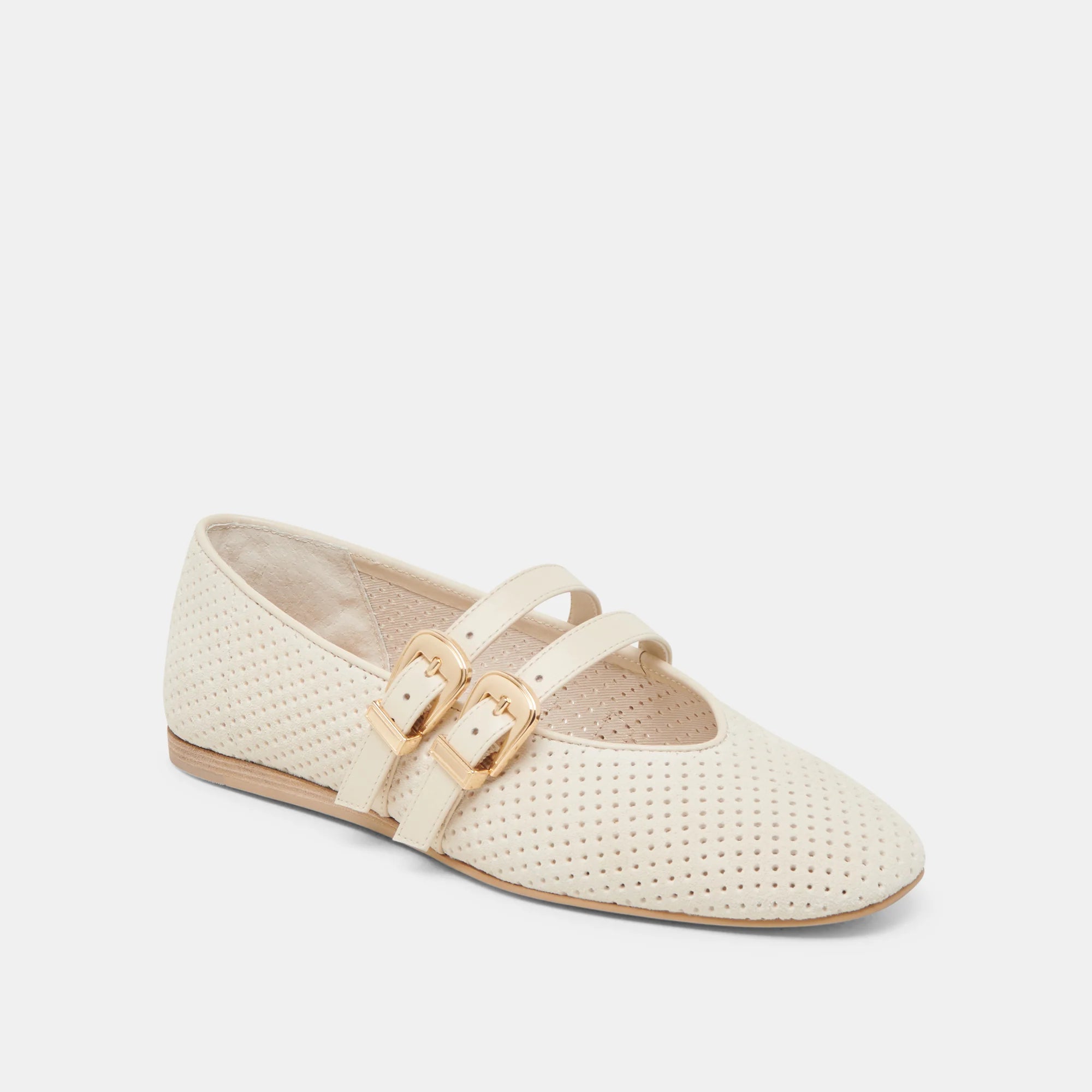 BAYLEE BONE PERF SUEDE