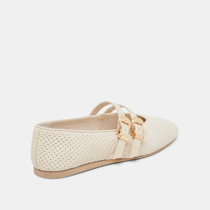 BAYLEE BONE PERF SUEDE