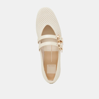 BAYLEE BONE PERF SUEDE