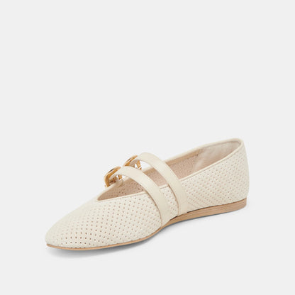 BAYLEE BONE PERF SUEDE