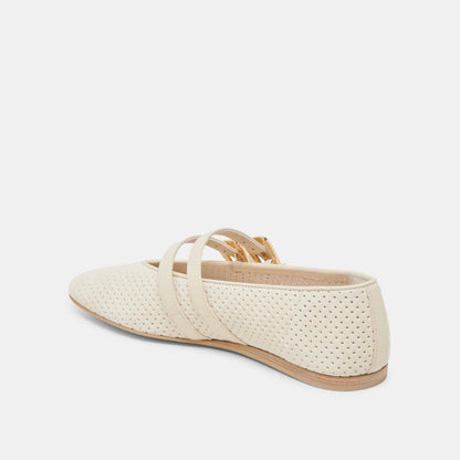 BAYLEE BONE PERF SUEDE