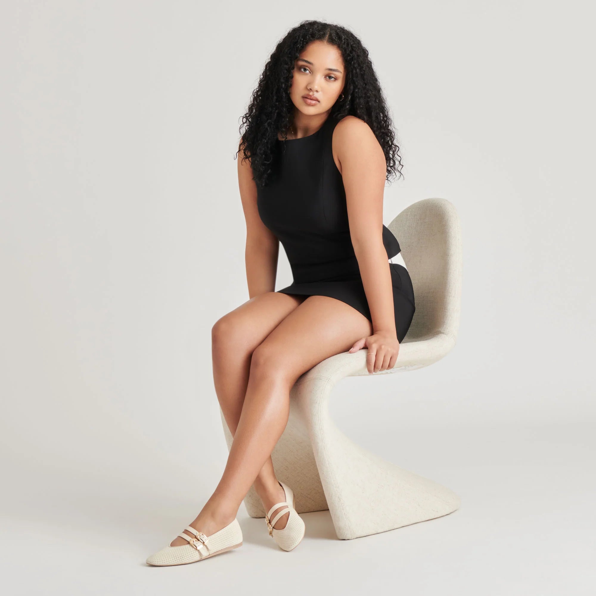 BAYLEE BONE PERF SUEDE