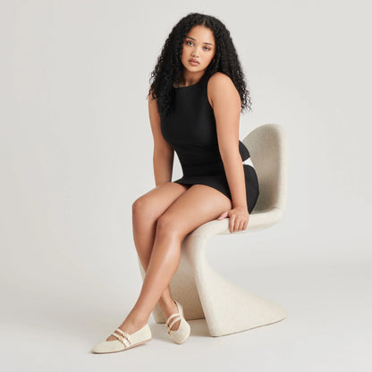 BAYLEE BONE PERF SUEDE