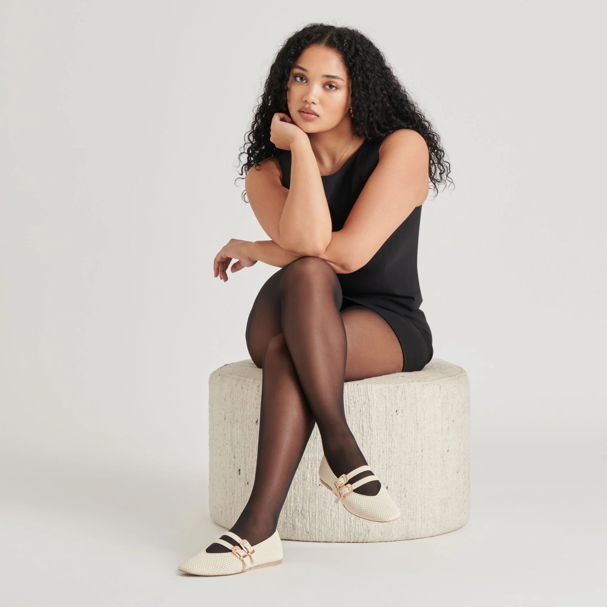 BAYLEE BONE PERF SUEDE