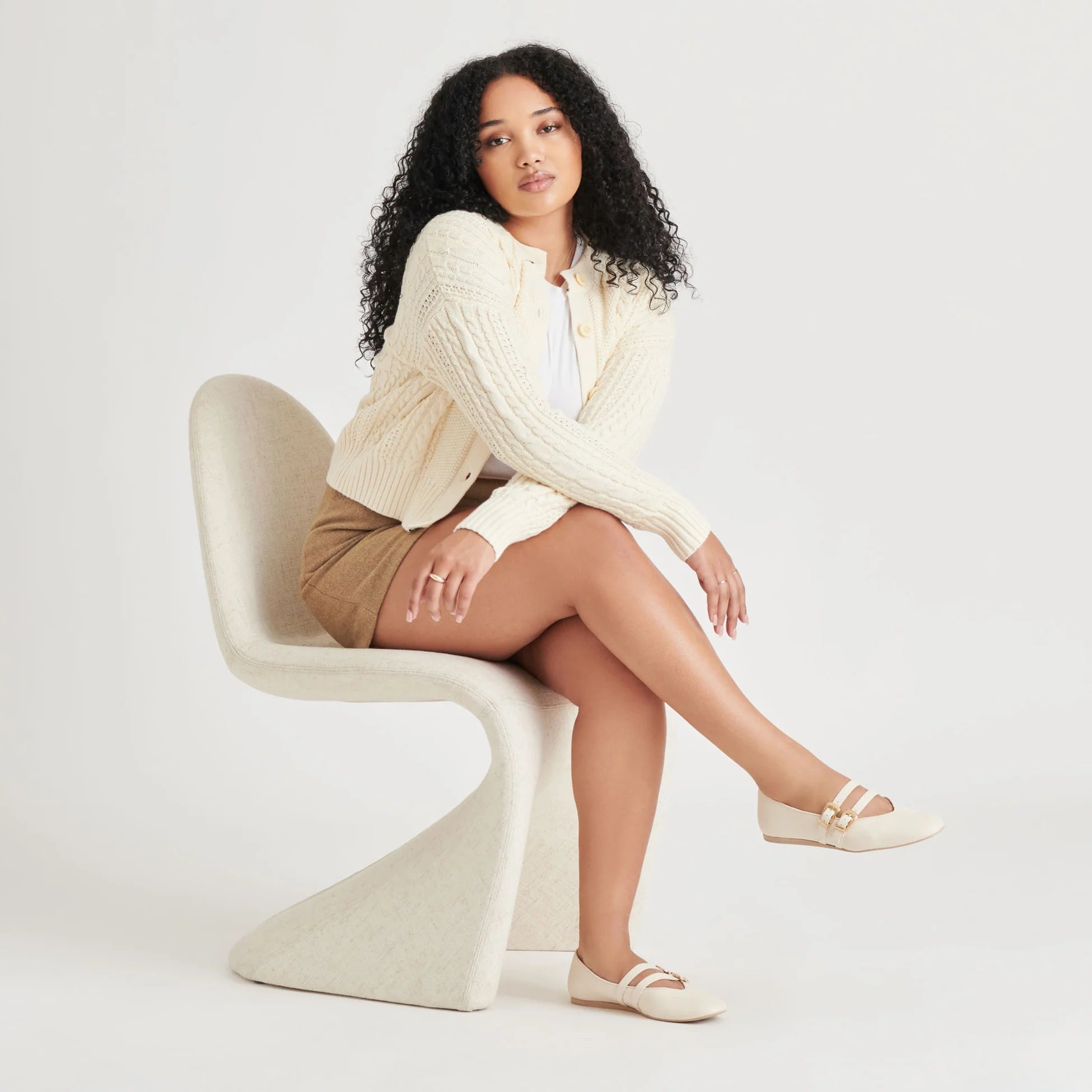 BAYLEE PECAN PERF SUEDE