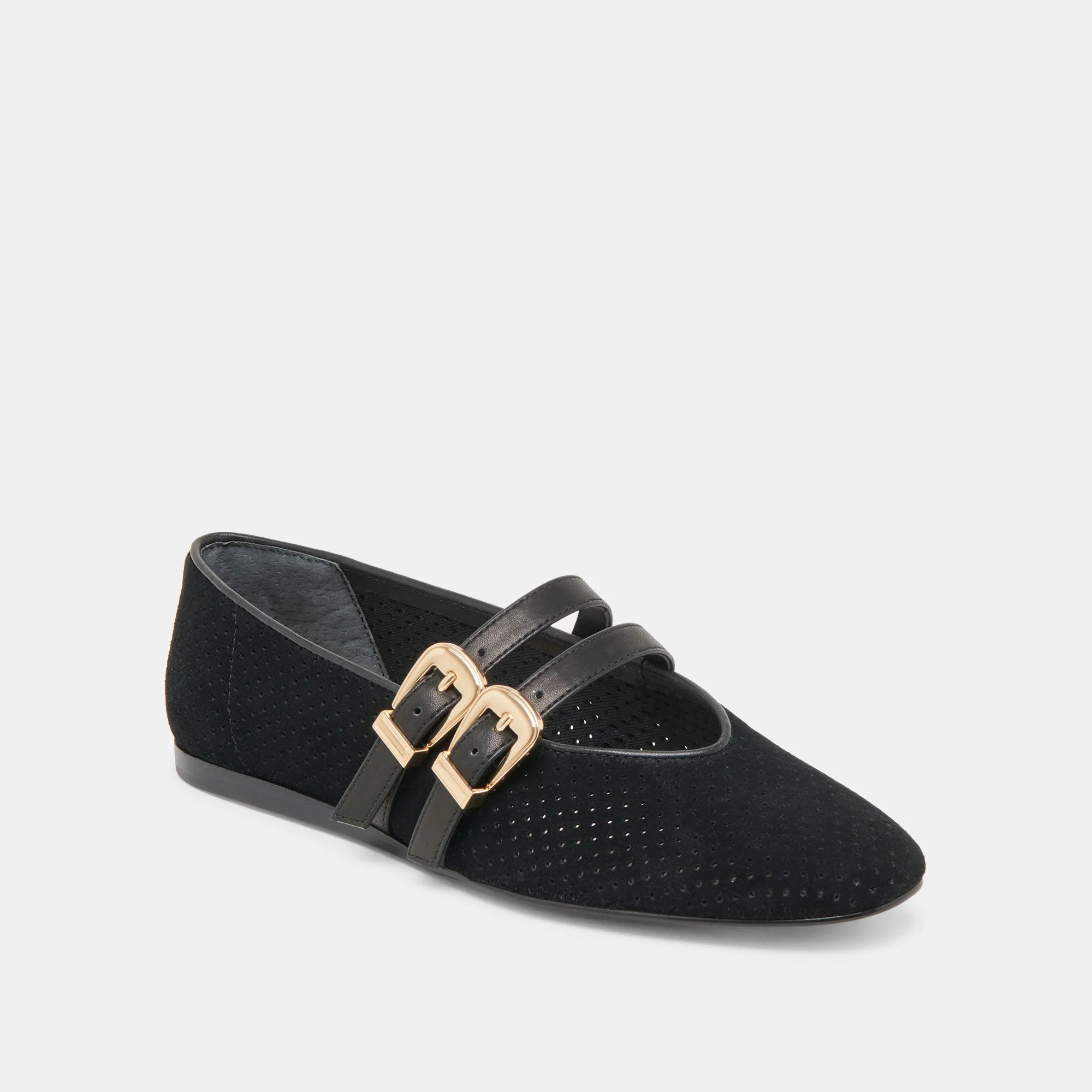 BAYLEE ONYX PERF SUEDE