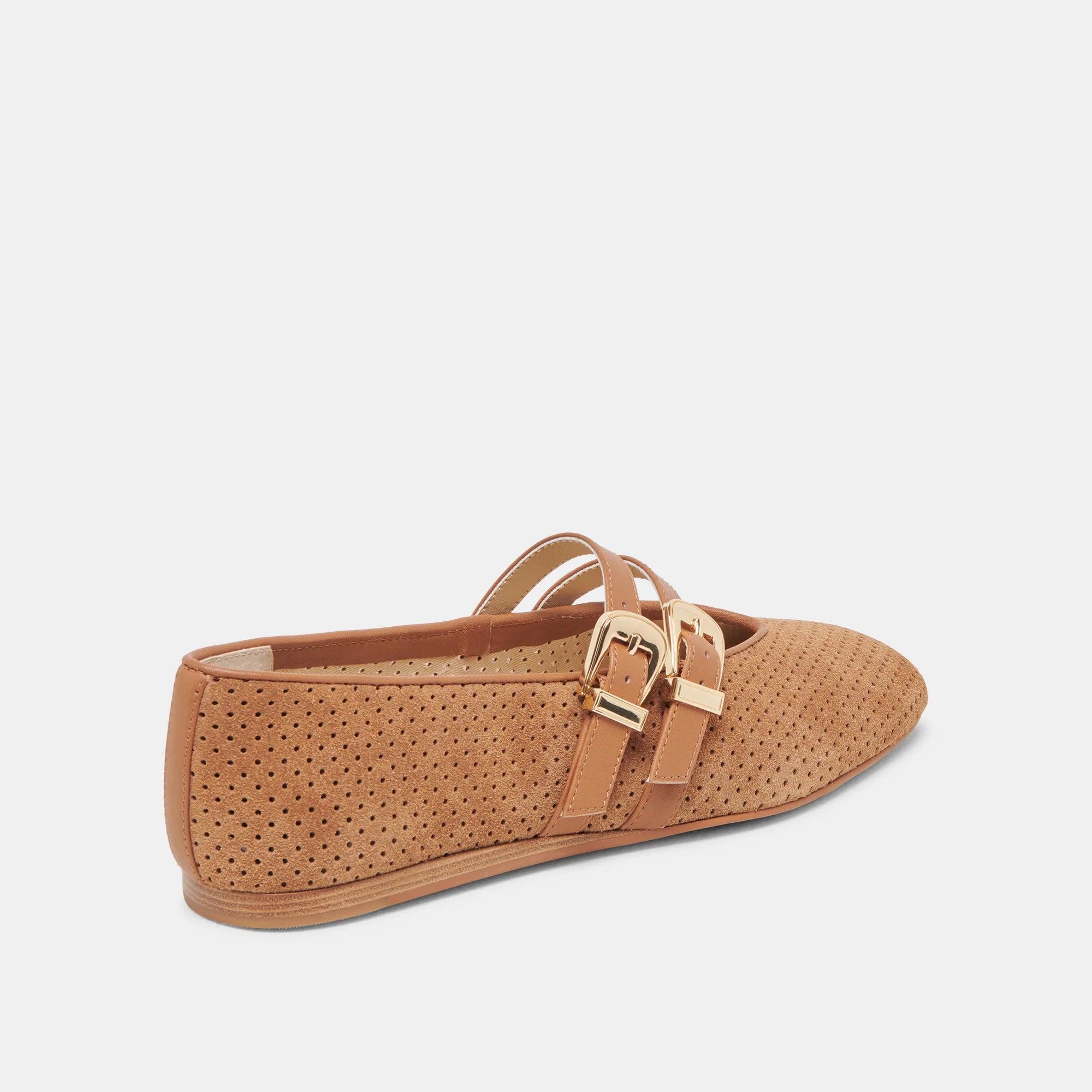 BAYLEE PECAN PERF SUEDE
