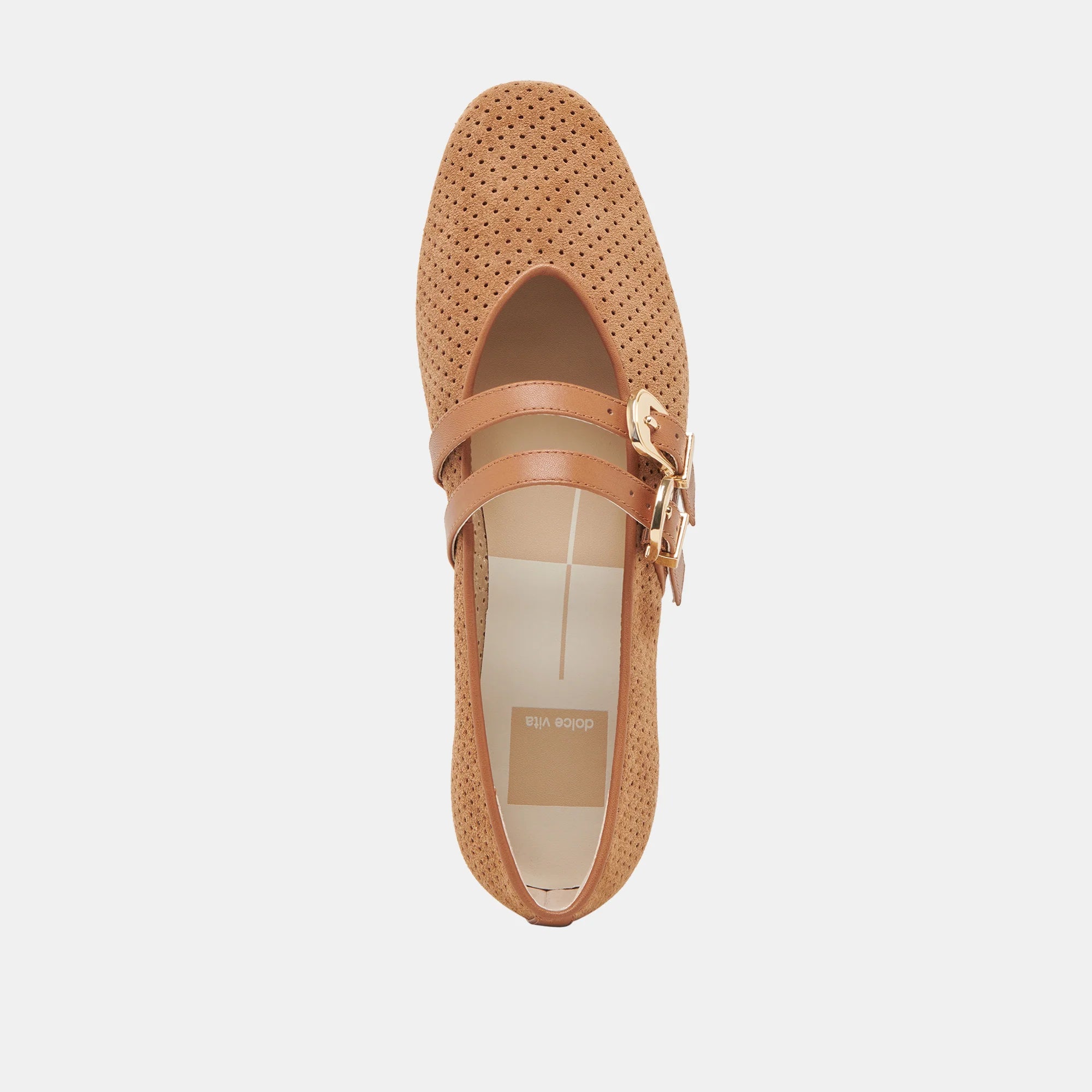 BAYLEE PECAN PERF SUEDE