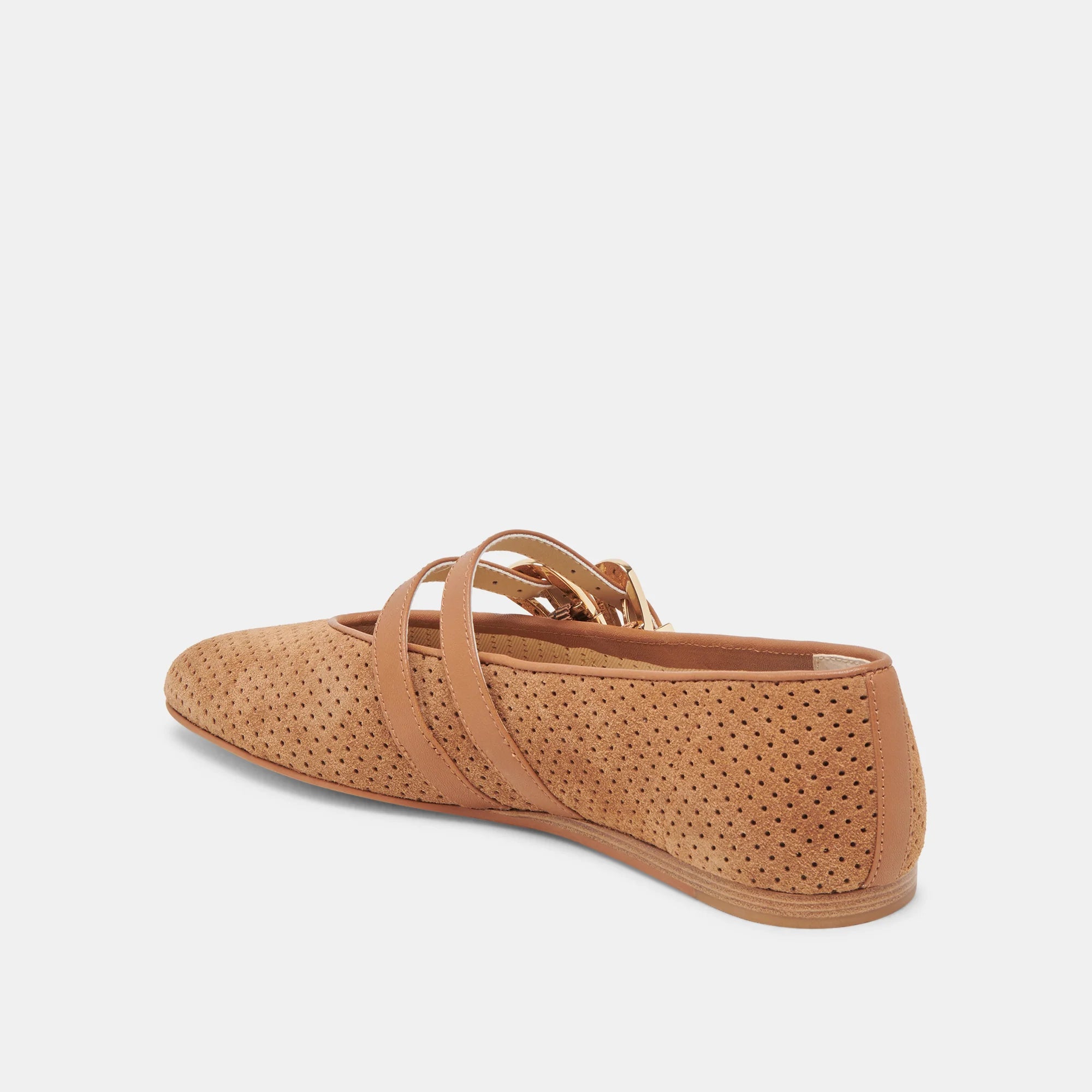 BAYLEE PECAN PERF SUEDE