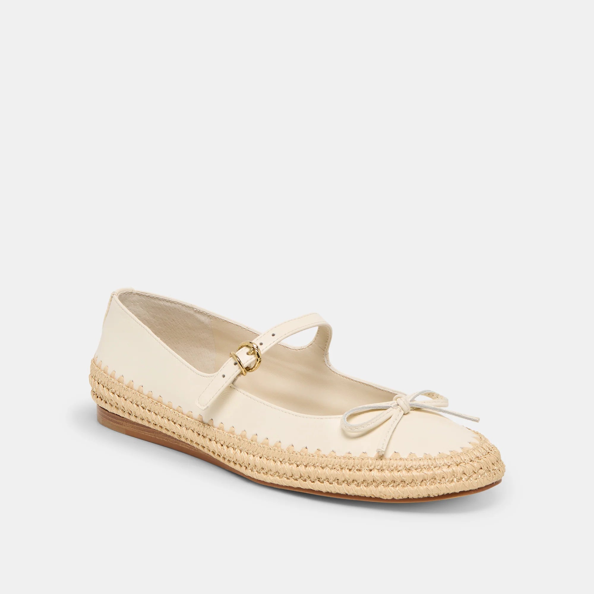 BETONY CUIR BLANC CASSÉ - view 2