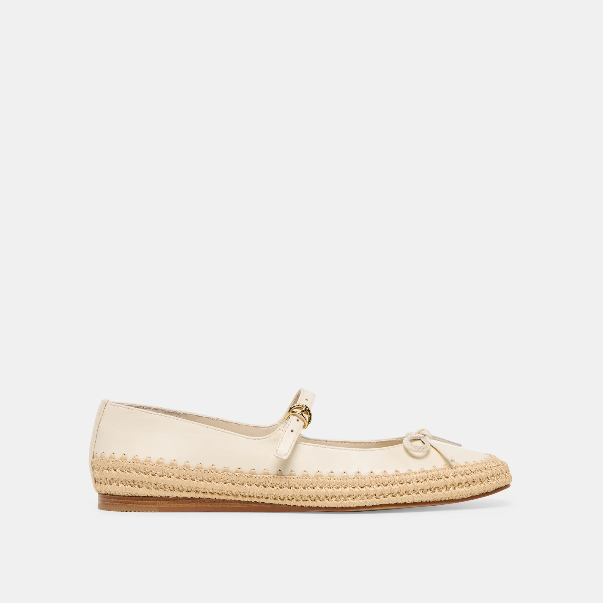 BETONY CUIR BLANC CASSÉ