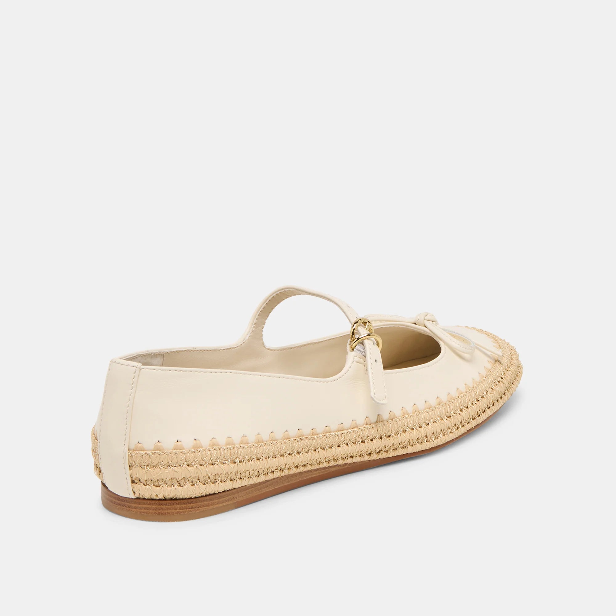 BETONY CUIR BLANC CASSÉ - view 3