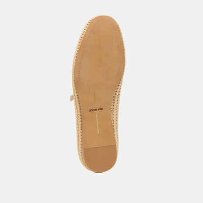 BETONY CUIR BLANC CASSÉ