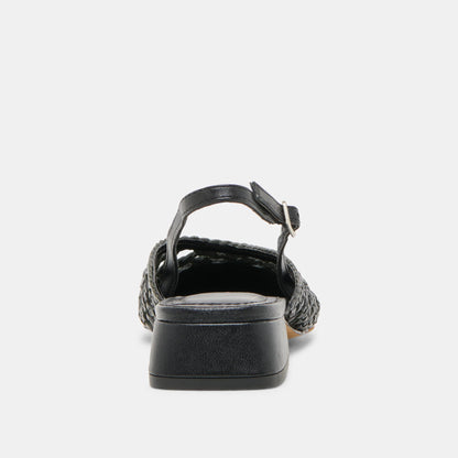 BIRDIE CUIR NOIR