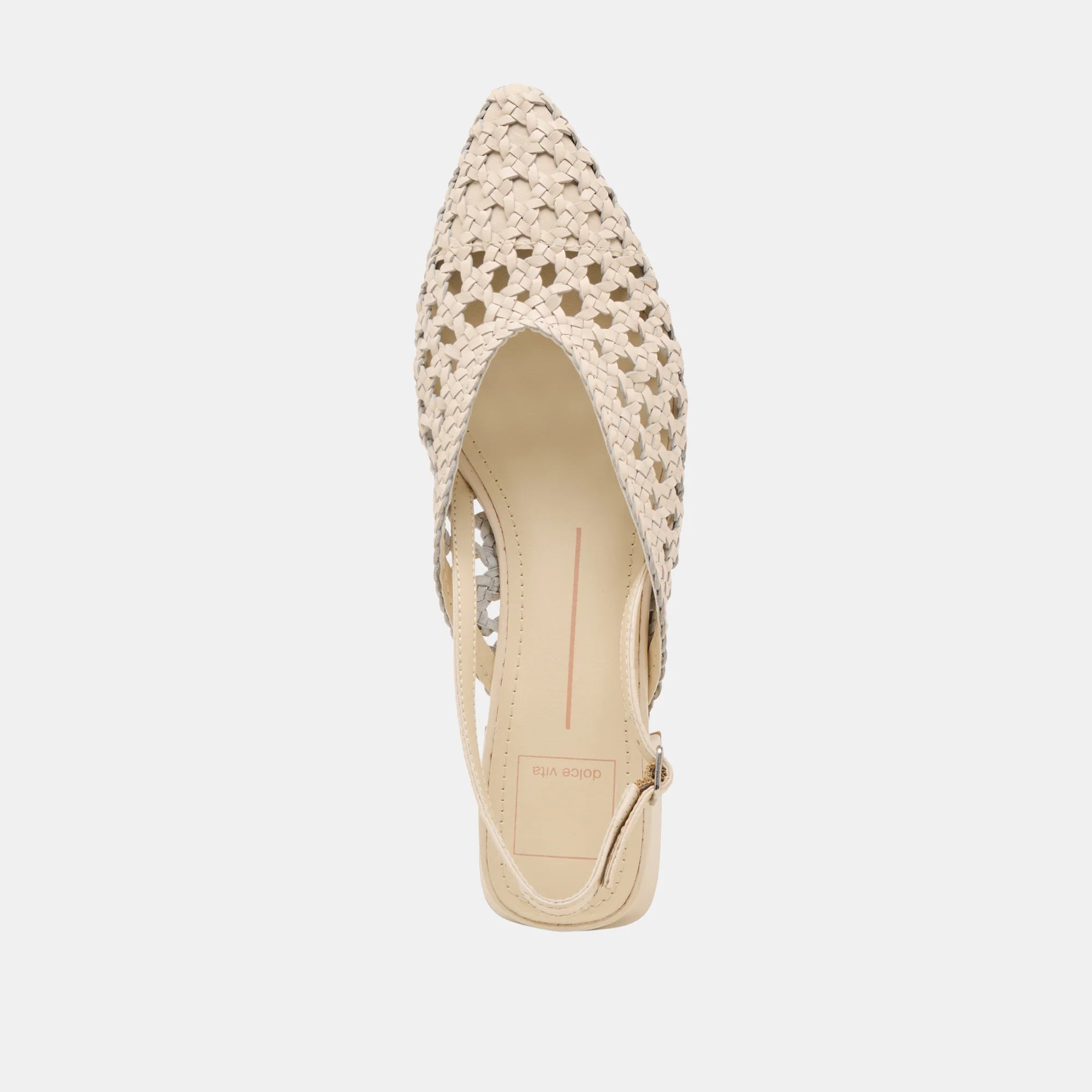 BIRDIE CUIR BLANC CASSÉ - view 8