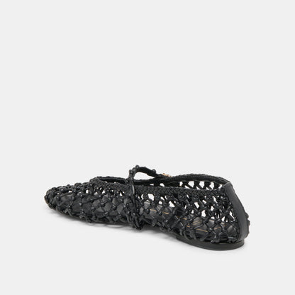 CLAIR BLACK WOVEN