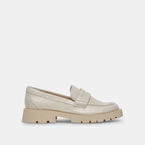 DOLCEVITA ELIAS OFF WHITE PATENT Sale Flats