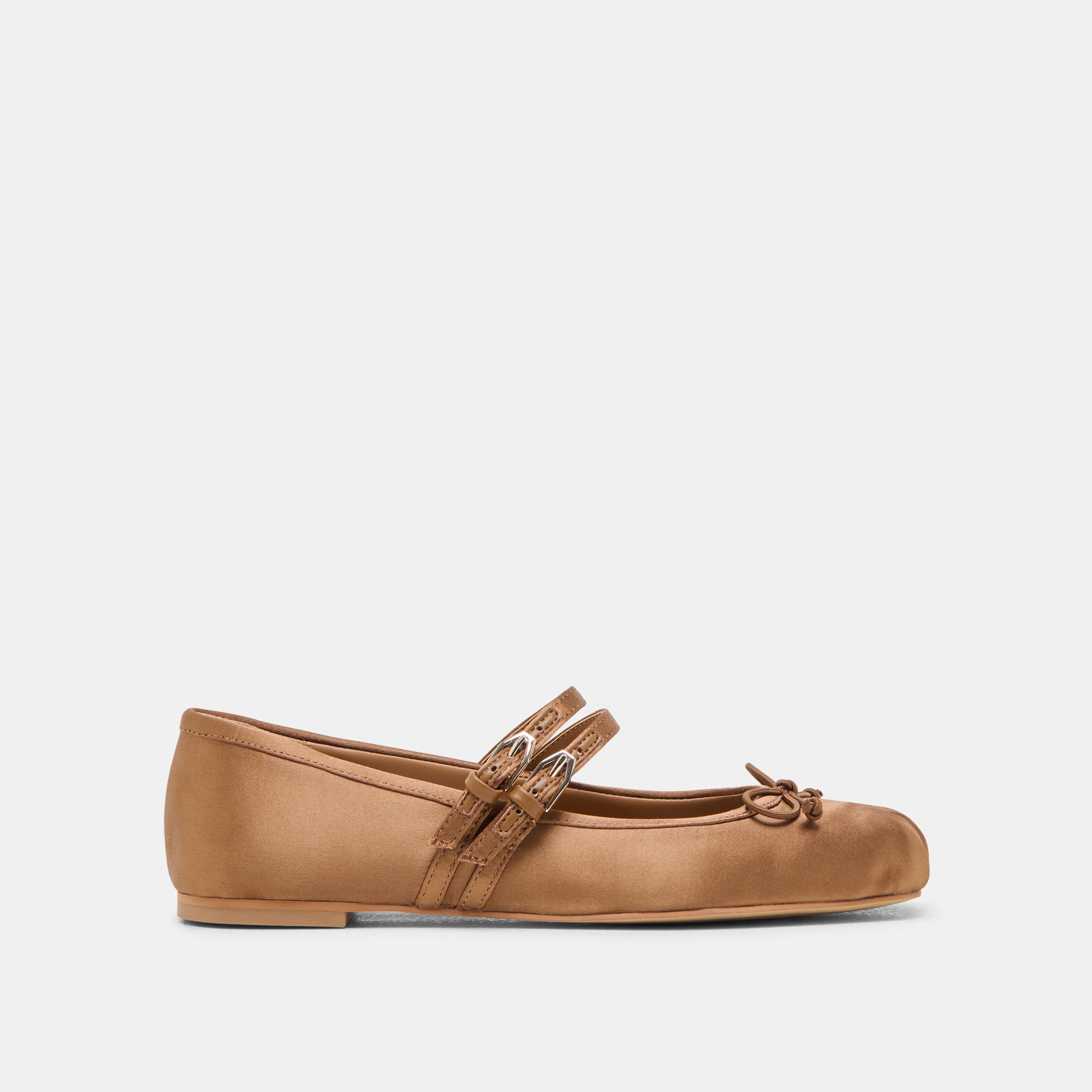 GIBSEN MID BROWN SATIN