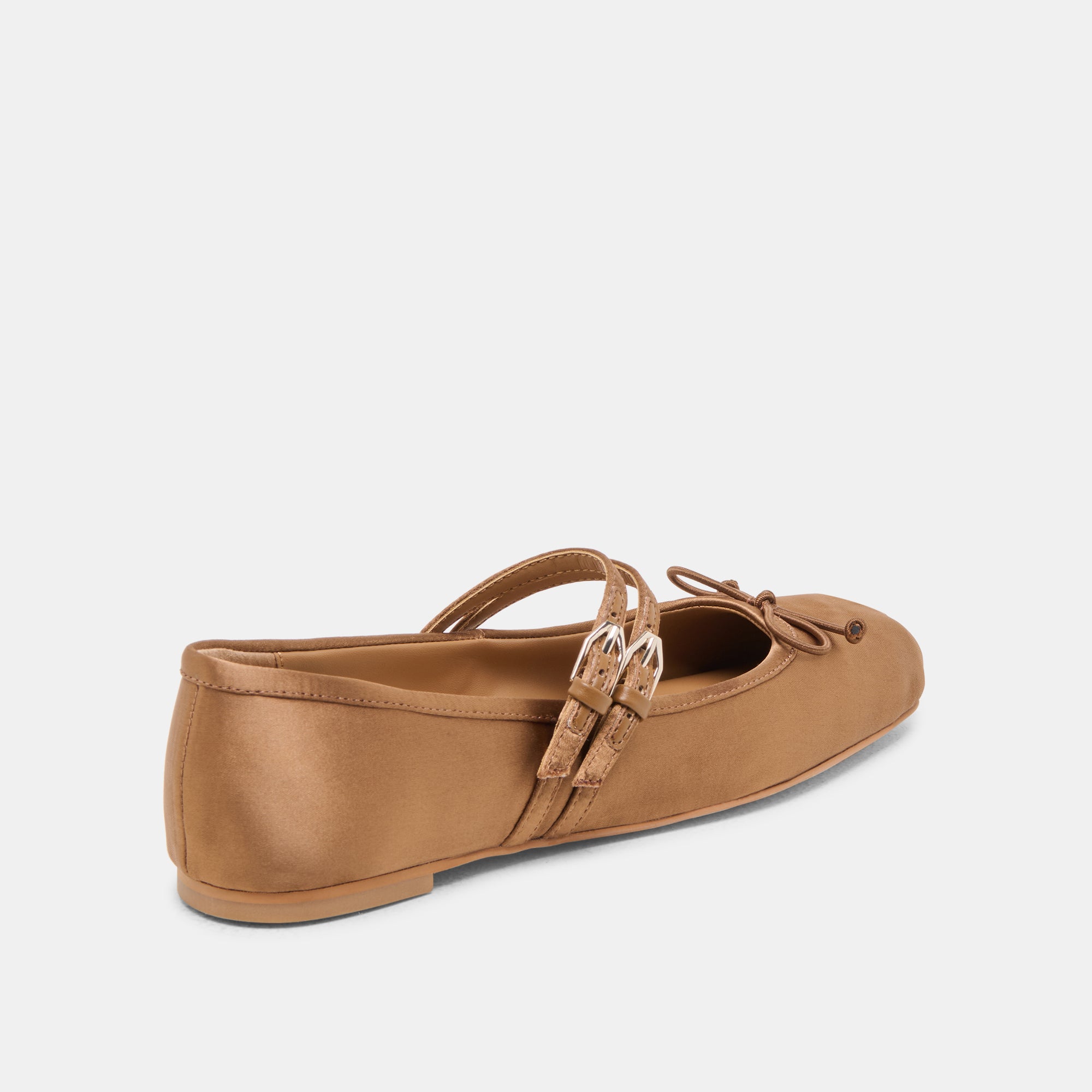 GIBSEN MID BROWN SATIN