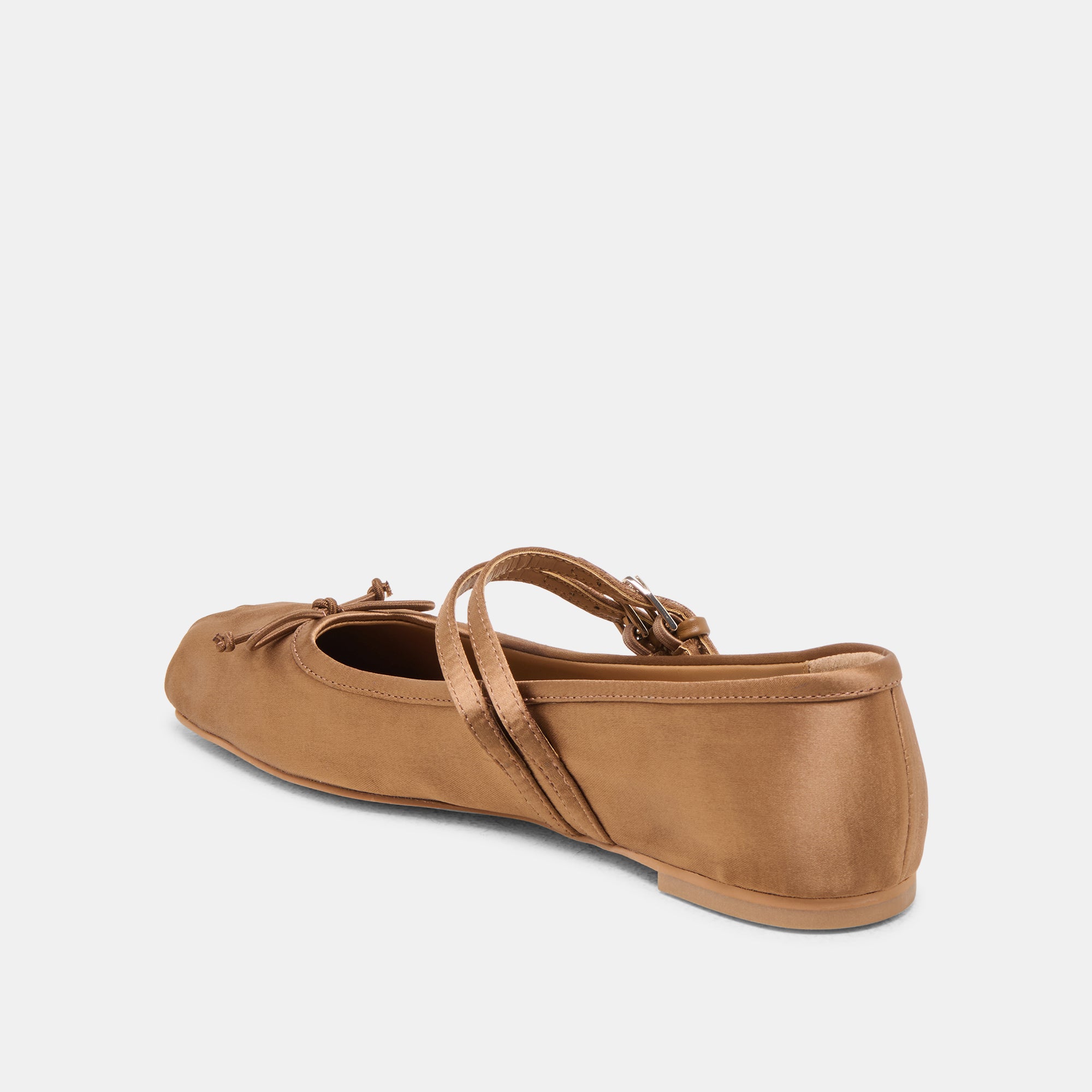 GIBSEN MID BROWN SATIN