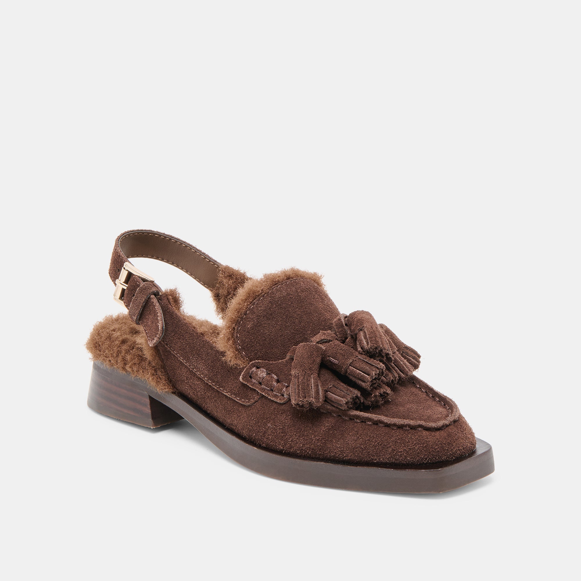 HAMLIT PLUSH SUEDE BRUN FONCE - view 3