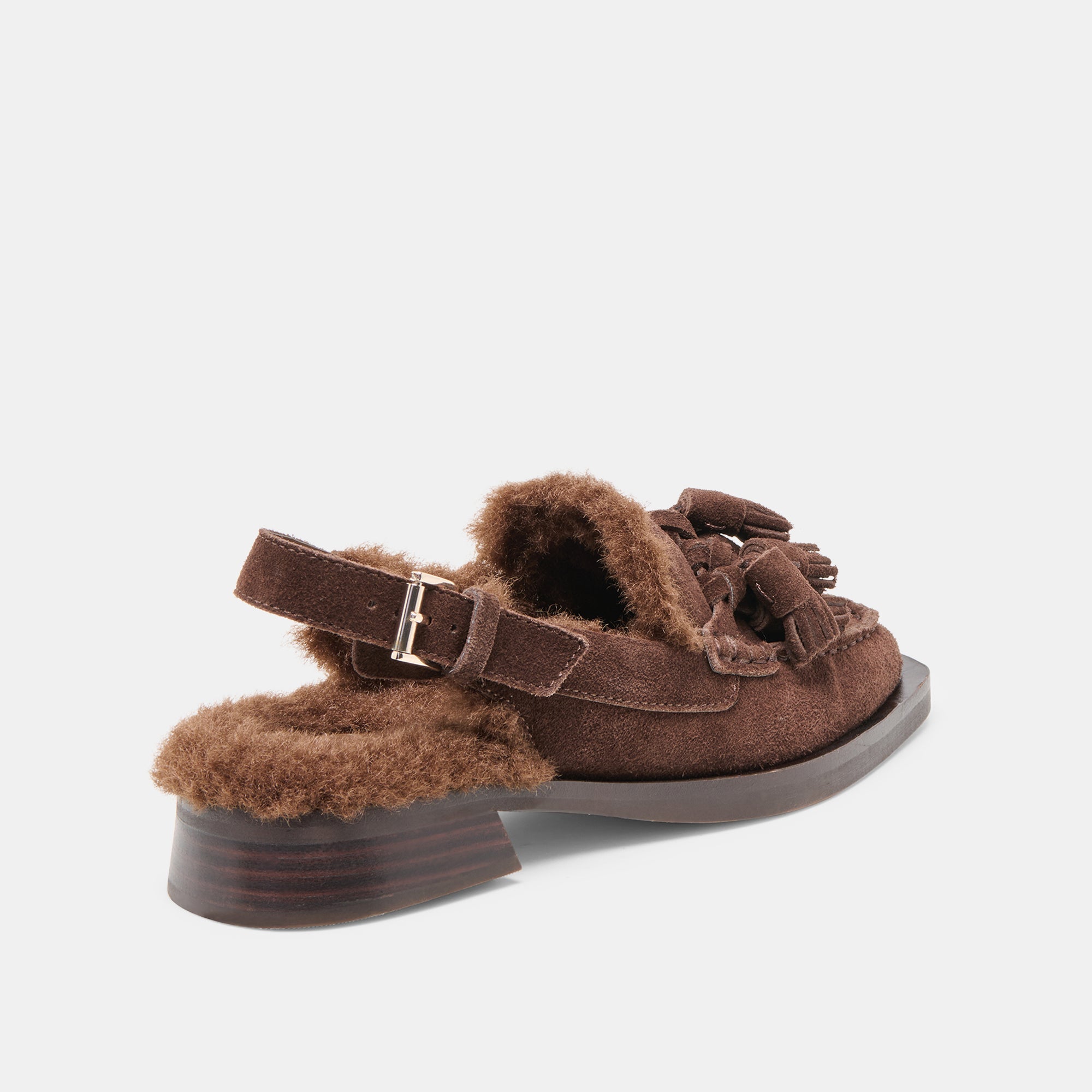 HAMLIT PLUSH SUEDE BRUN FONCE - view 5