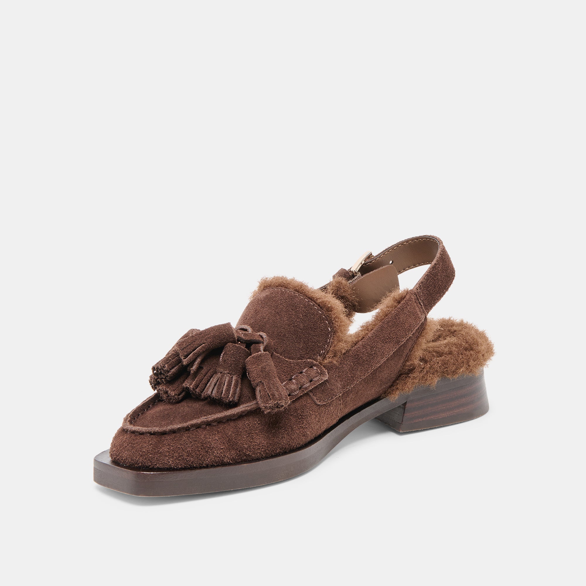 HAMLIT PLUSH SUEDE BRUN FONCE - view 7