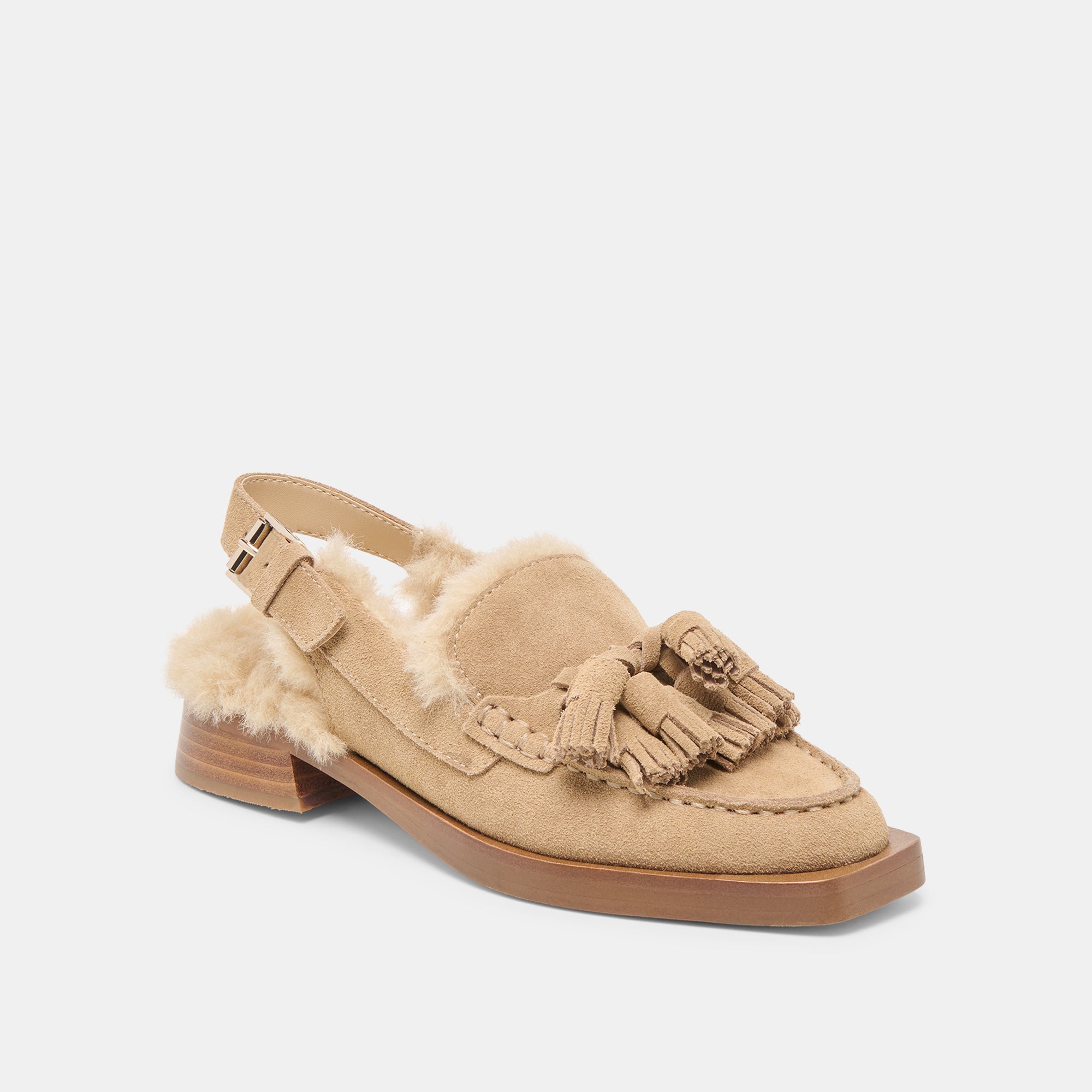HAMLIT PLUSH DK TAUPE SUEDE - view 2
