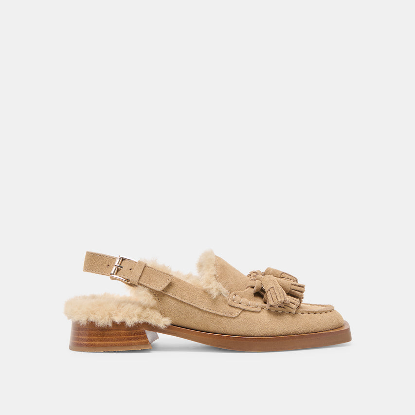 HAMLIT PLUSH DK TAUPE SUEDE