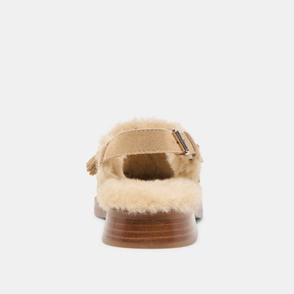 HAMLIT PLUSH DK TAUPE SUEDE
