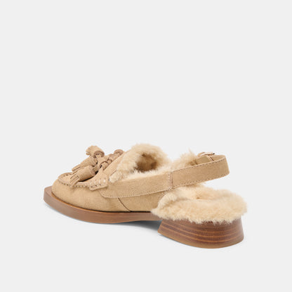 HAMLIT PLUSH DK TAUPE SUEDE
