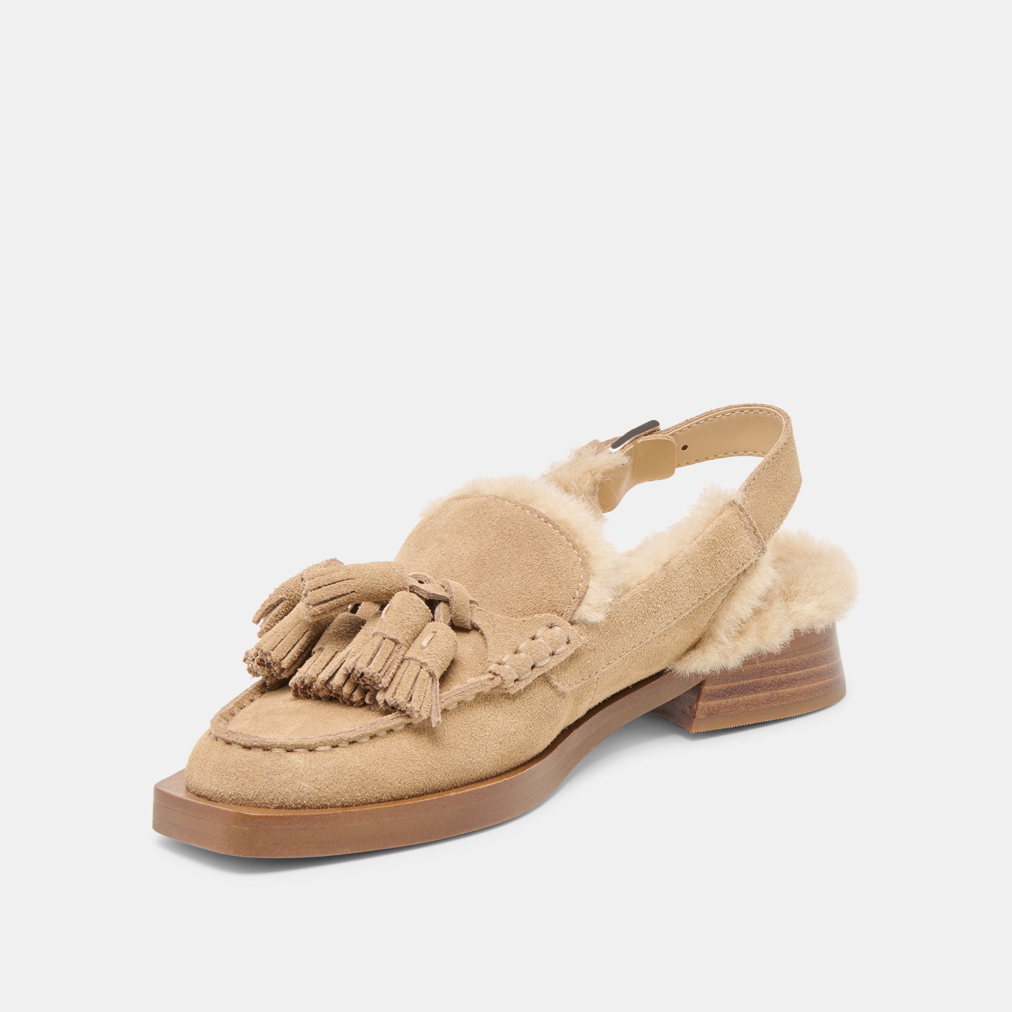 HAMLIT PLUSH DK TAUPE SUEDE - view 4
