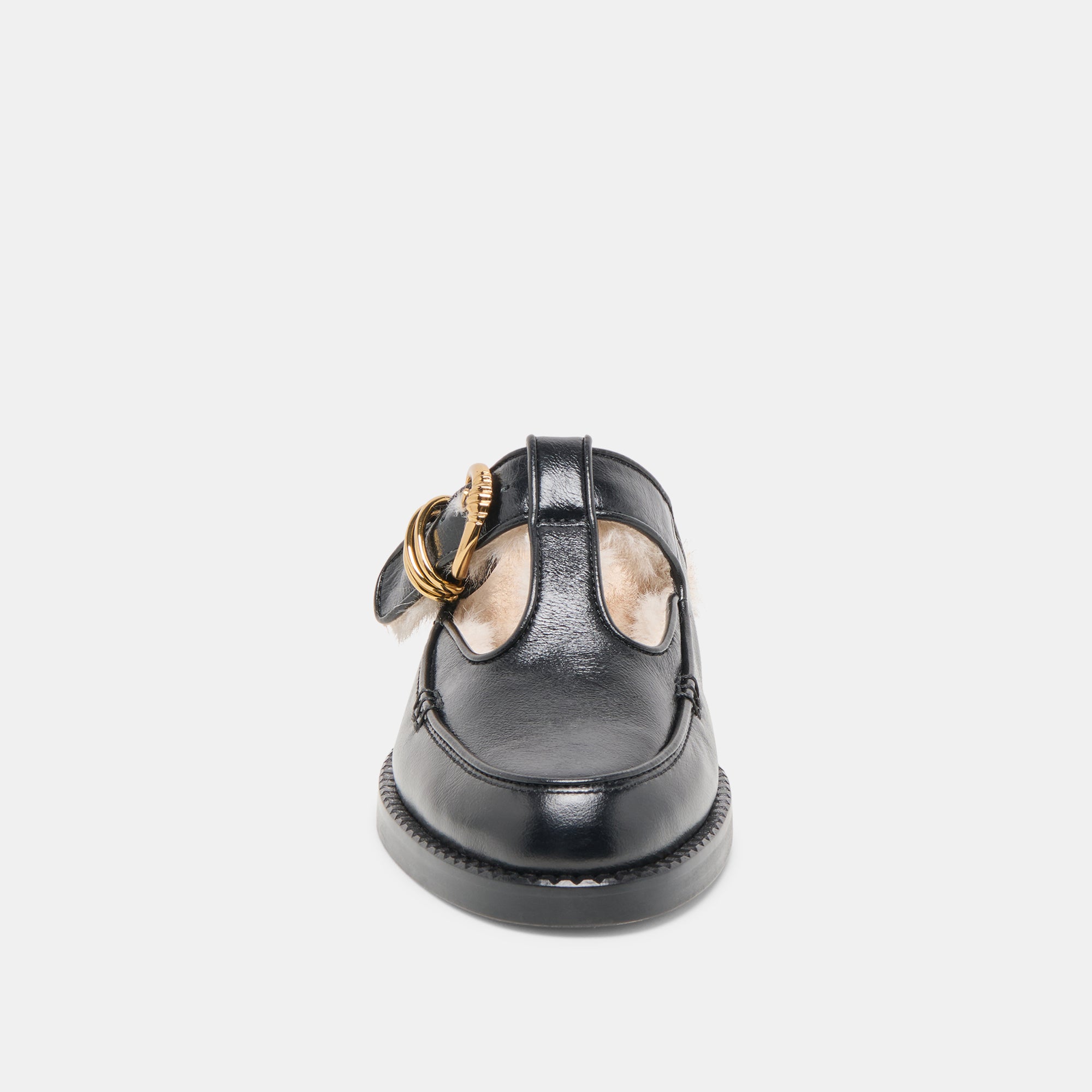 HARLAH CUIR PELUCHE NOIR - view 6