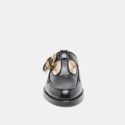 HARLAH CUIR PELUCHE NOIR