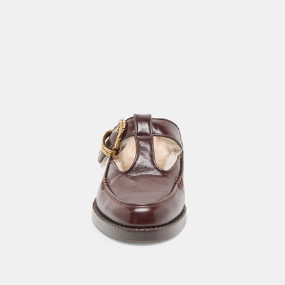 HARLAN CUIR PELUCHE CHOCOLAT
