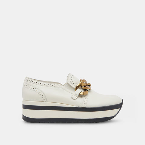 DOLCEVITA JHENEE WHITE LEATHER Mules & Clogs