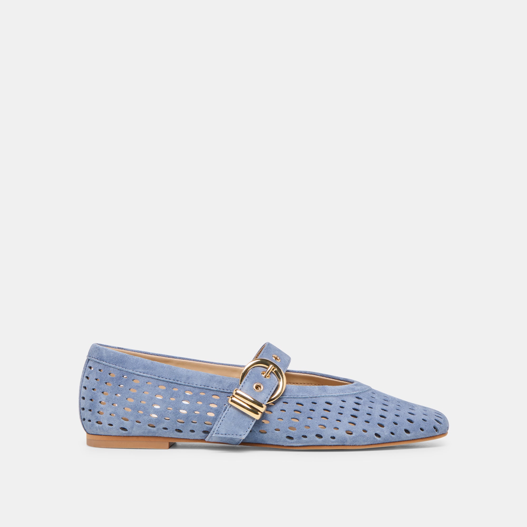 MIKEL PERIWINKLE SUEDE