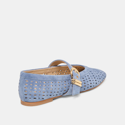 MIKEL PERIWINKLE SUEDE