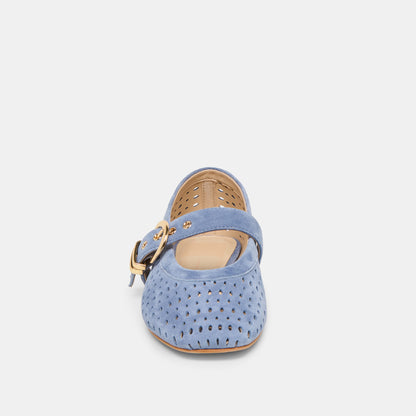 MIKEL PERIWINKLE SUEDE